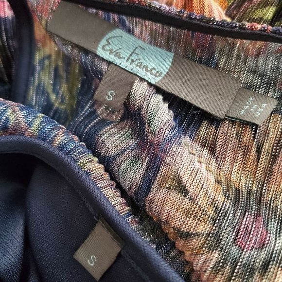 Eva Franco Floral Sheer Blouse - Multicolor - Picture 7 of 7